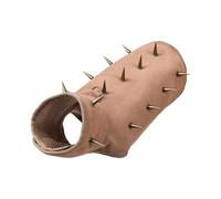 FewNvWa Dog Protection Vest Accessoire Anti-Morsure pour Chien Harnais à Pointes Gilet Bouclier Respirant Ajustable Vêtements Convenant à Promenade Dressage S, S