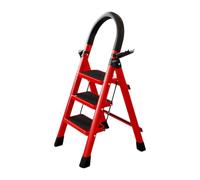 FewNvWa Échelle Pliante Marchepied à 3 Niveaux Tabouret de Sécurité Escabeau Échelle Double Portable avec Pieds Antidérapants Approprié pour Le Nettoyage