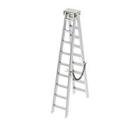 FewNvWa Échelle Pliante Miniature Pièce de Mise à Niveau Accessoire Décoratif Escalier Modèle avec Conception Pliante En PP Robuste Adaptée pour La Décoratio, 15cm