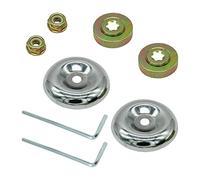 FewNvWa Ensemble Accessoires Coupe-Bordure Métal Fixation Adaptateur Remplacement pour Trimmer Montage Facile Fonctionnement Convient à Jardin en, 8PCS