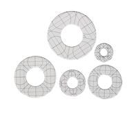 FewNvWa Ensemble de 5 Gabarits de Couture et de Quilting en Acrylique pour Patchwork et Loisirs Créatifs