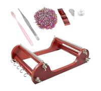 FewNvWa Ensemble de Métier à Tisser de Perles en Bois avec Accessoires de Fils pour Colliers de Bricolage