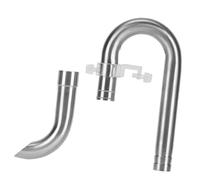 FewNvWa Ensemble de Tubes pour Nénuphars Aquatiques, Connecteur en Acier Inoxydable, Tuyau de Sortie D'aquarium Réglable pour Réservoir de Plantes pour Dé, 16 Prises