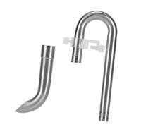 FewNvWa Ensemble de Tubes pour Nénuphars Aquatiques, Connecteur en Acier Inoxydable, Tuyau de Sortie D'aquarium Réglable pour Réservoir de Plantes pour Dé, 12 Prises