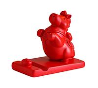 FewNvWa Figurine de Cheval En Carton, Statue En Résine, Support de Téléphone, Ornement, Sculpture Animale, Idéal pour La Chambre Ou Le Salon, Cadeau de Printe, Rouge