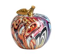 FewNvWa Figurine de Pomme Graffiti, Statue, Figure de Pomme, Art Décoratif, Sculpture de Fruit pour
