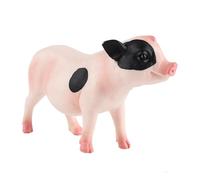 FewNvWa Figurine de porcelet miniature, animal de la ferme, objet de collection original et éducatif, idéal pour les fêtes, les bureaux ou les bibliothèques, Debout
