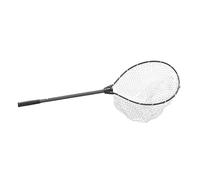 FewNvWa Filet de Pêche Pliable Manche Télescopique Aluminium Maille Silicone sans Nœud Facile à Transporter Prise et Relâchement Adapté à La Pêche Étan,