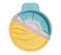 FewNvWa Gamelle Anti-glouton Écuelle pour Chien et Chat Bol d'alimentation Plat de Nourriture en Silicone Souple et Pliable Adapté pour Les Animaux de Petite, Style B