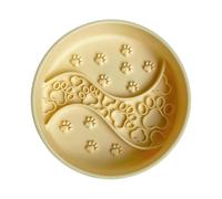 FewNvWa Gamelle d'alimentation Lente Bol de Mentale Plat Anti-gavage Mangeoire Labyrinthe Prévient Les Ballonnements Adapté pour Un Usage en Intér, Jaune