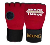 FewNvWa Gants de Kickboxing, Gants D'entraînement pour Les Doigts, en Polyester élastique, Protection du Poignet et de La Paume, Résistants, Adaptés Aux H, Rouge