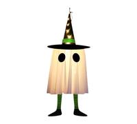 FewNvWa Halloween Éclairé Suspendu à Trois Modes Lumineux pour Porche Jardin Arbre Fête, Vert
