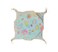 FewNvWa Hamac pour Les Petits Animaux de Compagnie, Lit Double Face pour Chinchilla, Cobaye, Furet, Bleu
