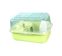 FewNvWa Hamster Cage Hamster Habitat Mice and Rat Habitat House for Sugar Glider Hedgehog, Vert