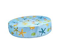 FewNvWa Housse de Piscine Ronde Pliable et étanche à La Poussière, avec Cordon de Serrage, en Tissu Oxford, Lavable, pour Enfants, Animaux de Compagnie, Jouet, 122x30cm