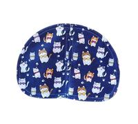 FewNvWa Housse de Protection Anti-poussière pour Litière pour Chat avec Rabat Semi-Circulaire, Gros Chat Bleu