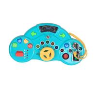 FewNvWa Jouet Tableau de Bord Interactif Busy Board Tableau de Bord Lumineux Jouet Musical Interactif Matériau PP Adapté à L'Éveil Sensoriel Préscolaire Dépla, Bleu