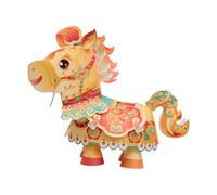 FewNvWa Kit de Lanterne Chinoise en Forme de Cheval à Monter Soi-même (1 Pièce) avec Lumière Intégrée, Idéal pour Les Fêtes d'enfants et Les Jeux éducatif, Style C