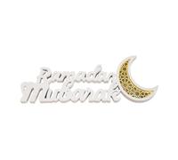 FewNvWa Lettre Statue Sculpture Figurine Alphabet Anglais Décoratif avec Lumière Matériau Panneau Densité Finition Élégante Adaptée Cadeau Décoration Bureau M, F