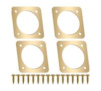 FewNvWa Lot de 4 Protections pour Nichoirs, Protections D'entrée pour Nids, Plaques de Protection en Métal Esthétiques, Légères et Portables pour L'ar, 2.8 Cm
