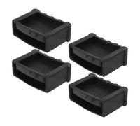 FewNvWa Lot de 4 Tapis de Pieds D'échelle en Caoutchouc et Alliage D'aluminium pour Rénovation Intérieure D'escalier, Salle D'étude, Style B