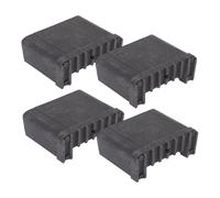 FewNvWa Lot de 4 Tapis de Pieds D'échelle en Caoutchouc et Alliage D'aluminium pour Rénovation Intérieure D'escalier, Salle D'étude, Style A