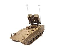 FewNvWa Miniature Tank Modèle Chenille Blindé Véhicule de Reconnaissance Puzzle Assemblage Manuel Détails Fins Convient à Collection Décoration Maison, Jaune