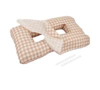 FewNvWa Oreiller pour Perçage d'oreille Oreiller à Trou Coussin de Protection d'oreille Housse Amovible Matière Polyester Respirante et Réutilisable Adapté Au, Brun