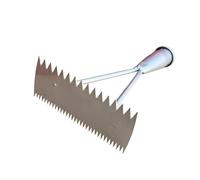 FewNvWa Peigne pour Chevaux Étrille Robuste Brosse pour Le sous-Poil Outil de avec Dents Longues et Courtes pour Un Pelage Net Adapté Aux Animaux D'É, 27 Cm X 15 Cm X 6.5