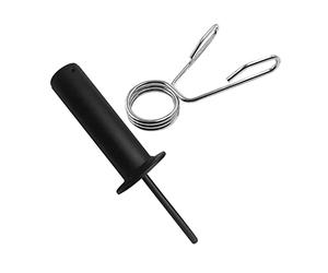 FewNvWa Poids Stack Gym Pièce Accessoires Musculation Pin de Verrouillage Poids Barre D'Extension Acier pour Entraînement Force et Exercices Grip Suita, 10mmx80mm