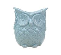 FewNvWa Pot de Fleurs D'intérieur en Forme de Hibou, Style Japonais Mignon, Idéal pour La Décoration Intérieure (Bureau, Maison, Balcon), Non écoute Bleu