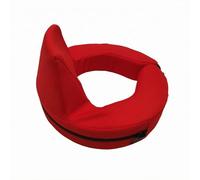 FewNvWa Protection de Cou Karting Protège-Cou Collerette Minerve Soutien Cervical Rembourrage Confortable en Tissu Respirant avec Fermeture Éclair Adaptée aux , Rouge
