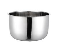 FewNvWa Récipient Intérieur Cuiseur Riz Pot Liner Cuisson Inox 304 Résistant Haute Température Facile Nettoyer Convient Ustensile Cuisine Restaurant, M