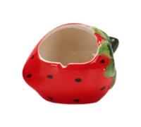 FewNvWa Refuge en Céramique pour Hamsters, Espace de Nidification Confortable pour Les Petits Animaux de Compagnie, Fraise