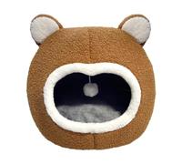 FewNvWa Refuge pour Chat en Forme de Tente avec Accessoire Suspendu, L