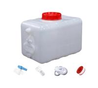 FewNvWa Réservoir d'eau Jerrican Horizontal Contenant Alimentaire Bidon de Camping Tonneau Portable avec Conception à Large Ouverture Adapté Aux Aventures en, 15l