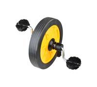 FewNvWa Roue Avant Tricycle Enfant Roue de Remplacement Roue avec Pédales Pneu Mousse Accessoire Pièce de Rechange Universelle Structure Robuste Stable Amorti, Jaune