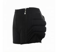 FewNvWa Short de Patinage sur Glace Rembourré Absorption des Impacts Structure Près du Corps Fermeture Éclair sur Les Côtés Convient pour Apprentissage Formation sur Glace , Noir , XXS