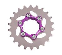 FewNvWa Single Speed Cassette en Alliage Robuste avec Pignon Léger Kit de Conversion Moyeu pour Vélo Entretoises et Bagues Incluses Adapté à La Réparation et, 22T
