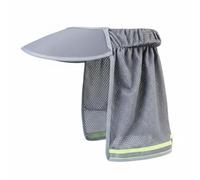 FewNvWa Sun Protection Visor sur-Casque de Chantier Protection Étendue Filet Respirant Garniture Réfléchissante Conçu pour Coverage Contre Soleil Intensif