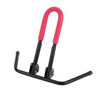 FewNvWa Support de Vélo Parking Rack Stand Métal Stable Installation Simple Portable Ajustable Adapté aux Enfants pour Garage Magasin Maison Réparation, Rose Rouge