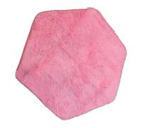 FewNvWa Tapis Hexagonal Rose pour Tente de Princesse, Tapis de Jeu pour Salle de Jeux pour Adolescents et Enfants