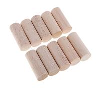 FewNvWa Tiges de Chevilles en Bois Non Peintes, 20mm de Diamètre, Bâtons Artisanaux en Bois Naturel Non Fini, 10 pièces 50mm