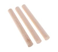 FewNvWa Tiges de Chevilles en Bois Non Peintes, 20mm de Diamètre, Bâtons Artisanaux en Bois Naturel Non Fini, Bois, 3 pièces 200mm