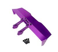 FewNvWa Vehicle Tail Assembly avec Spoiler Arrière pour Modèle de Voiture RC Élément Métallique Usiné CNC Accessoire Valorisant Performance et Durabilité, Purple