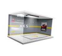 FewNvWa Vitrine pour Voiture de Collection Présentoir de Modèle Voiture Coffret Garage Miniature Boîte Transparente Éclairage LED Convient Collection Décorati, modèle B