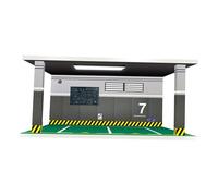FewNvWa Vitrine pour Voiture de Collection Présentoir de Modèle Voiture Coffret Garage Miniature Boîte Transparente Éclairage LED Convient Collection Décorati, style G