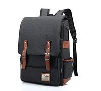 FEWOFJ Sac à Dos Ordinateur Portable 15.6/14 Pouces Homme/Femmes, Sac a Dos PC Portable pour Loisirs/Affaire/Scolaire (Noir)