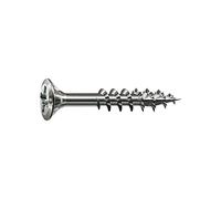 FEX-H, 4 x 35 mm, 1000 pièces, filetage partiel, tête fraisée, cruciforme Z2, 4CUT, WIROX - 35704012402011