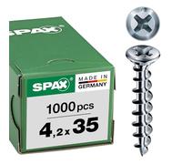 FEX-KS, 4,2 x 35 mm, 1000 pièces, Filetage spécial, Tête fraisée, Cruciforme H2, Pointe autoforeuse, WIROX - 1411010400355